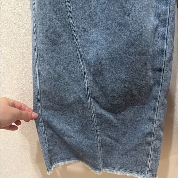 Aerie Light Blue Wide Leg Jeans - Picture 3 of 6